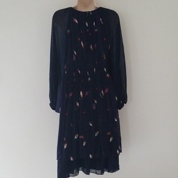 Plaisir Tokyo Dress Company Navy Blue Medium Dress - Picture 5 of 8